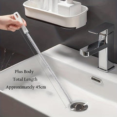 Flexible Pipe Dredging Brush Hair Sewer Sink Cleaning Tool