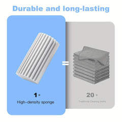 Damp Clean Duster Sponge for Blinds Glass Vents Mirrors