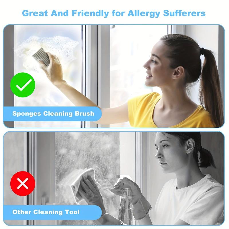 Damp Clean Duster Sponge for Blinds Glass Vents Mirrors