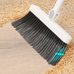 Thickened Rotatable Broom and Dustpan Set with Stainless Steel Pole