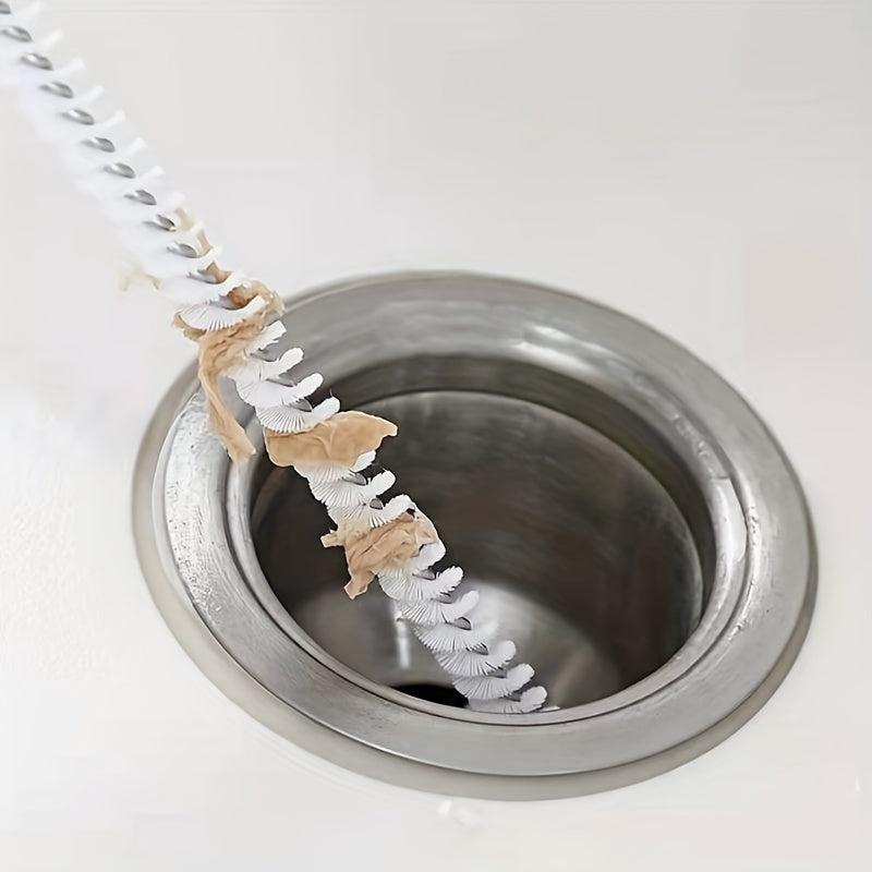 Sewer Dredging Tool Sink Drain Overflow Cleaning Brush