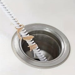Sewer Dredging Tool Sink Drain Overflow Cleaning Brush