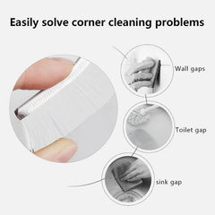 2pcs Multifunctional Grout Cleaner Scrubbing Brush Ultra fine Bristle Brush