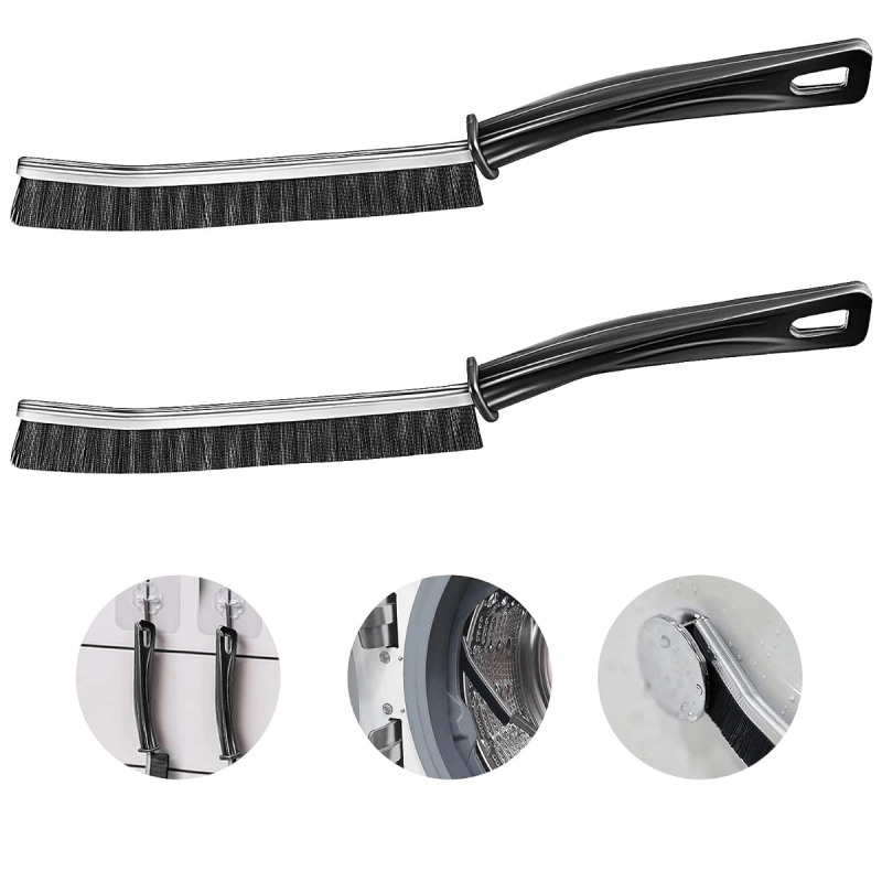 2pcs Multifunctional Grout Cleaner Scrubbing Brush Ultra fine Bristle Brush