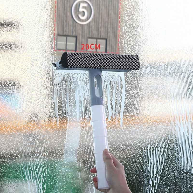 3-In-1 Glass Wiper Sprayer Scraper Handheld Shower Window Glass