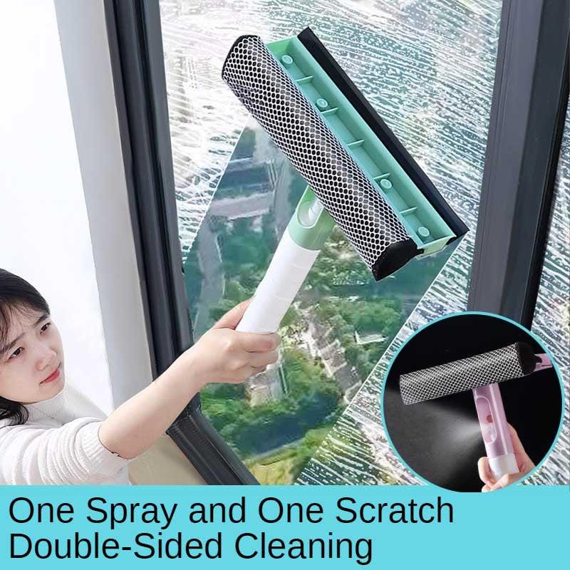 3-In-1 Glass Wiper Sprayer Scraper Handheld Shower Window Glass