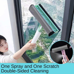 3-In-1 Glass Wiper Sprayer Scraper Handheld Shower Window Glass