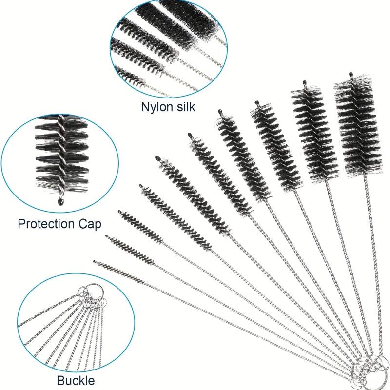 Aquarium Tube Cleaning Brush Set - Flexible Double Aquarium Filter Brush