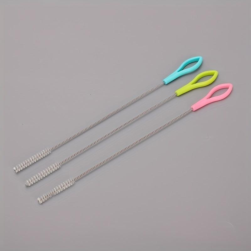 4pcs Stainless Steel Straw Brush Cleaning Brush