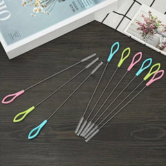 4pcs Stainless Steel Straw Brush Cleaning Brush