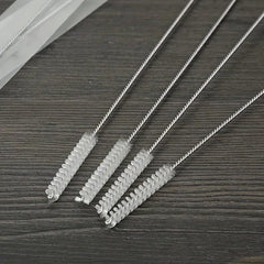4pcs Stainless Steel Straw Brush Cleaning Brush