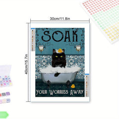 Retro 5D Diamond Painting Kit for Adults