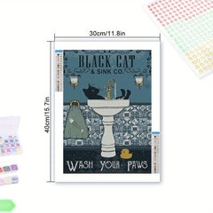 Retro 5D Diamond Painting Kit for Adults