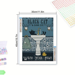 Retro 5D Diamond Painting Kit for Adults