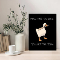 Cartoon Goose Poster Modern Home Decoration Wall Art Canvas Printing Painting