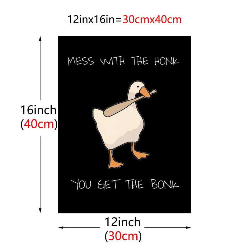 Cartoon Goose Poster Modern Home Decoration Wall Art Canvas Printing Painting