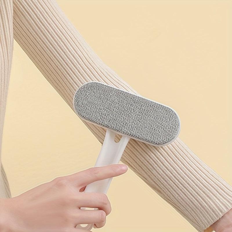 2-in-1 Portable Pet Hair Remover Brush - Double Sided Lint Roller