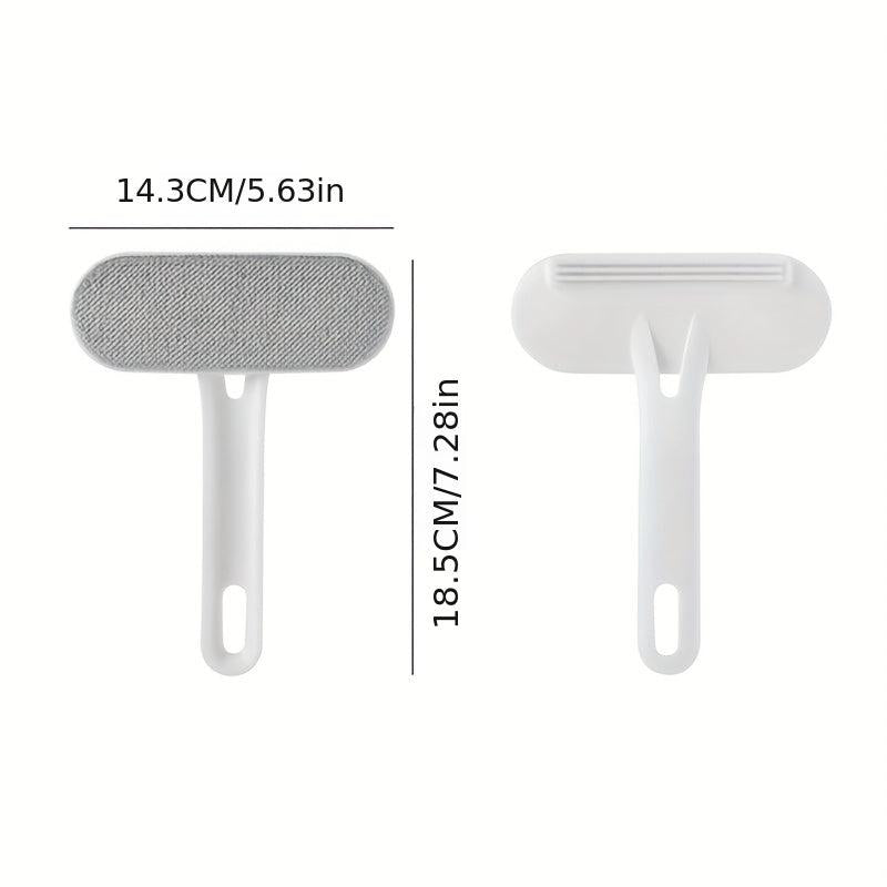 2-in-1 Portable Pet Hair Remover Brush - Double Sided Lint Roller
