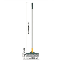 Rotary Floor Scrub Brush for Tile and Grout Cleaning 38 Long Brush Head