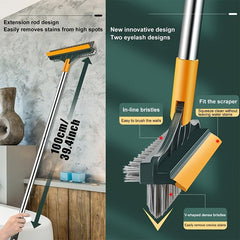 Rotary Floor Scrub Brush for Tile and Grout Cleaning 38 Long Brush Head
