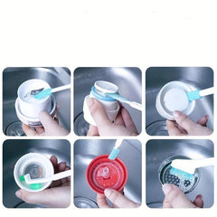 8pcs Gap Cleaning Brush Set for Small Spaces Window Groove Track