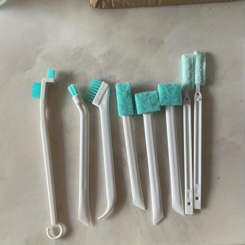 8pcs Gap Cleaning Brush Set for Small Spaces Window Groove Track