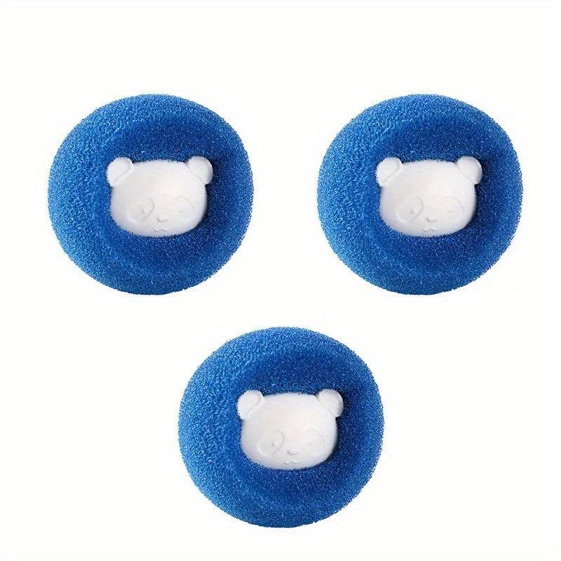 3pcs Magic Laundry Ball Cat Hair Suction Hair Removal Cleaning Machine