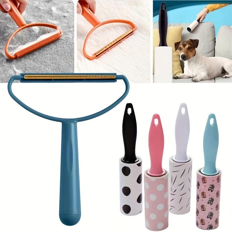 5pcs Double Sided Pet Hair Remover Sticky Lint Roller