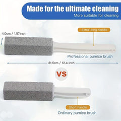 Long Handled Pumice Toilet Brush for Powerful Cleaning
