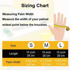 3pairs Reusable Waterproof Latex Cleaning Gloves Durable