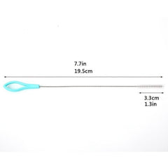 3pcs Metal Straw Cleaner Brush Stainless Steel Long Cleaning Brush