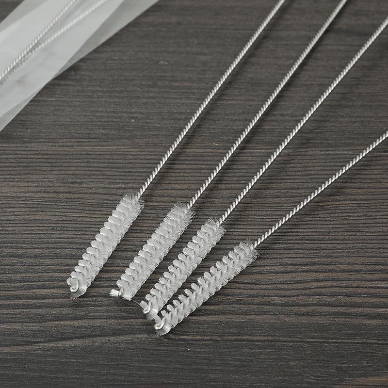3pcs Metal Straw Cleaner Brush Stainless Steel Long Cleaning Brush