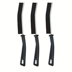 3pcs Long Handle Hard Bristle Groove Cleaning Brush
