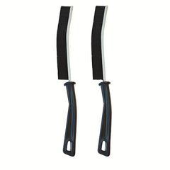 3pcs Long Handle Hard Bristle Groove Cleaning Brush