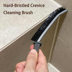 3pcs Long Handle Hard Bristle Groove Cleaning Brush