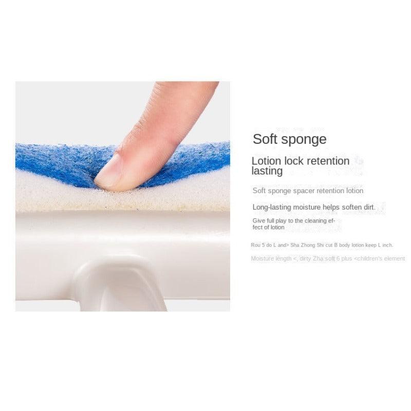 2 In 1 Glass Wiper Scraping Washing Window Squeegee