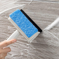 2 In 1 Glass Wiper Scraping Washing Window Squeegee