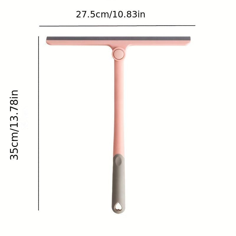 360 Rotating Glass Wiper Shower Squeegee for Cleaning Bath, Windows