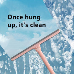 360 Rotating Glass Wiper Shower Squeegee for Cleaning Bath, Windows