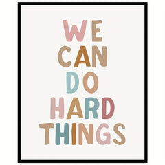 Canvas Poster Modern Art Growth Mindset Ideal Gift