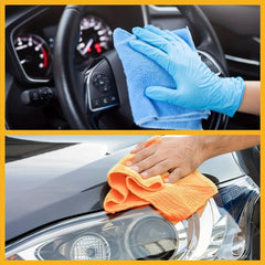 12pcs Microfiber Cleaning Cloth 76x76 Cleaning Supplies