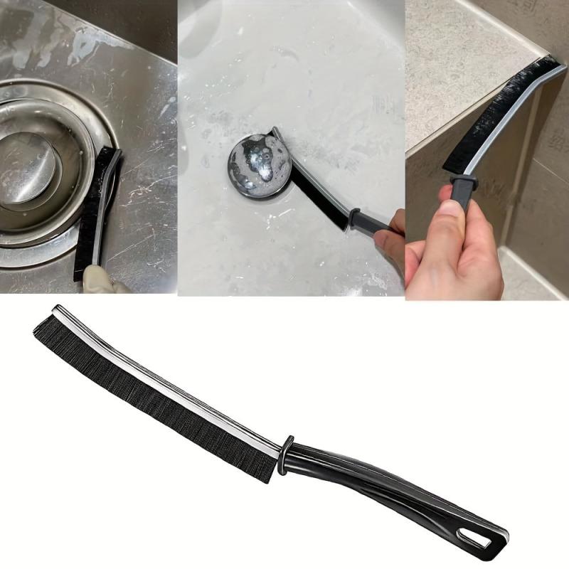 Hard Bristle Brush Handheld Groove Cleaning Brush
