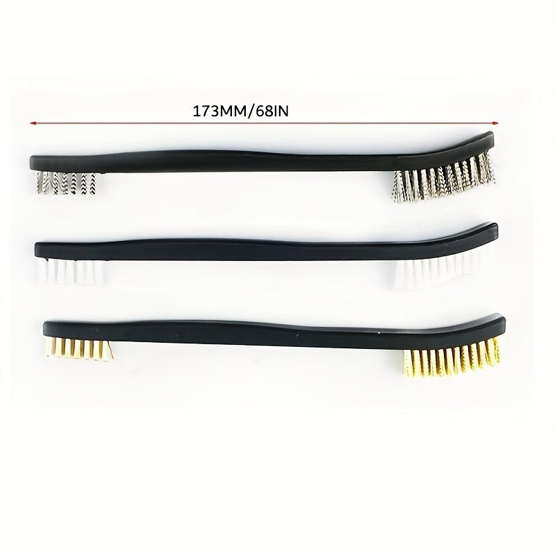7pcs Gun Brush Cleaning Kit 3 Brushes And 4 Hooks Cleaning Tools