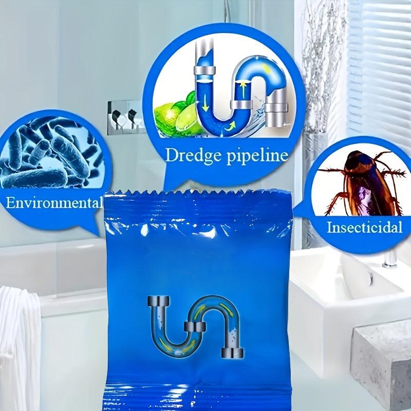 12pcs Drain Clog Remover Cleaner Unclogs Sink Shower Drains Deep Cleans