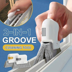 2 In 1 Sink Cleaning Tool Removable Cloth Window Brush