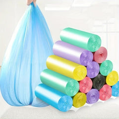 100pcs Household Flat Garbage Bags Thickened Trash Bags Kitchen Waste Bag