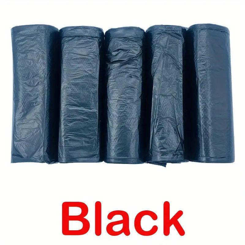 100pcs Household Flat Garbage Bags Thickened Trash Bags Kitchen Waste Bag