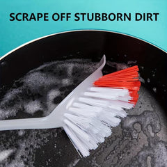 Pot Washing Brush With Scraper Suction Cup Kitchen Cleaning Supplies