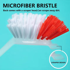 Pot Washing Brush With Scraper Suction Cup Kitchen Cleaning Supplies