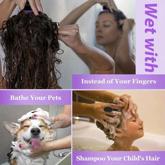 Silica Gel Scalp Scrub Massager for Hair Care